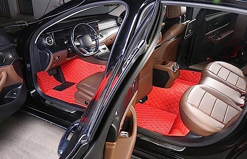 Custome Car Mats Accessories All Weather Floor mats Compatible with Automotive Floor Mats Passenger car mats (All Black White) - color: all black white