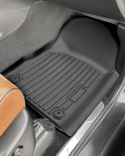 Custom Fit 4 Pcs Floor Mats for Dodge Durango 2011-2015 - All-Weather Rubber Mats & Liners, Heavy Duty Car Interior Protection for SUV, Weather-Resistant & Easy to Clean - size: for Dodge Durango Car Floor Mats 2011-2015