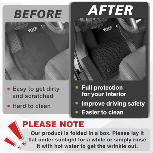 TripleAliners Floor Mats All Weather Liners Compatible with Toyota 2025 2026 4Runner Accessories Custom Fit TPE Heavy-Duty 1st & 2nd & 3rd Row Waterproof Anti-Slip Floor Liners (7 Seats ONLY) - size: 4Runner | 7-Seat | 2025+