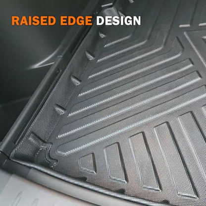 KUST Trunk Cargo Mat for 2021-2025 2026 Chevy Trailblazer Accessories, All Weather Cargo Liner TPE Rubber Raised Edge (Only for Cargo Deck in Lower Position) - style: Trailblazer 2021-2026 │ Trunk Mat