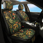 Car Seat Covers Set, 2 - Front Seat Full Set,Mushroom Honeycomb Knit Fabric, Breathable & All - Season Universal Automotive Seat Protectors - color: Mushroom, size: 2 Front-Seat