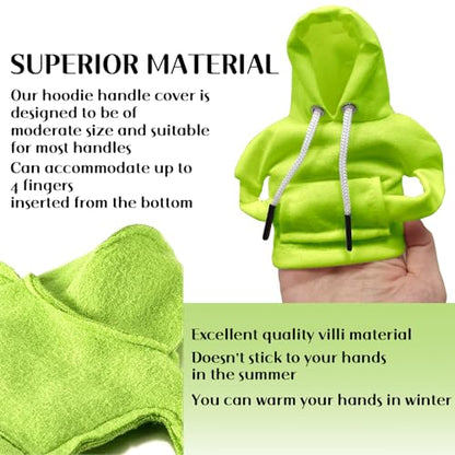 vvag Gear Shift Hoodie, Dutch Fleece, Green, Universal Fit (16.54 x 4.53 inches), Hardware Handle Accessory - color: Green