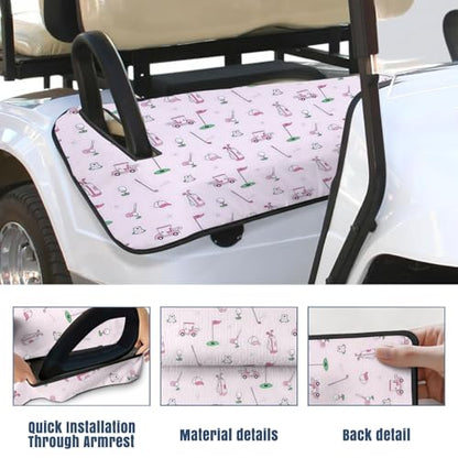Golf Cart Seat Covers Golf Cart Seat Towel Blanket Group - color: Pink Golf