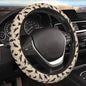 Goth Raven Elastic Steering Wheel Cover Non-Slip Breathable Steering Wheel Protector Fit Auto, SUVs, Truck - color: Goth Raven