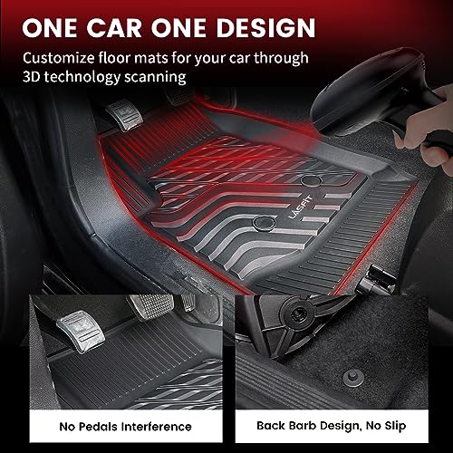 Lasfit Floor Mats for Chevrolet Chevy Trailblazer 2026 2025 2024 2023 2022 2021 (AWD Only), Custom Fit 1st & 2nd Row All Weather TPE Floor Liners Heavy Duty Accessories - size: 2021-2026 |For Chevy Trailblazer AWD| Floor Mats