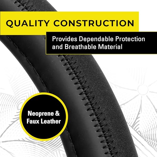 Body Glove 22-1-97505-9 Smoothie Steering Wheel Cover, Easy Installation, Hyperflex Core Technology, Fits Most Vehicles