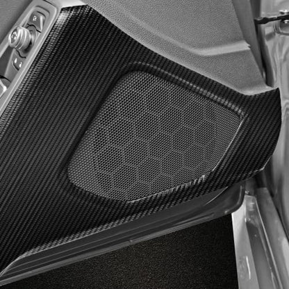 Car Door Anti Kick Pad for Toyota GR86 2021 2022 2023 2024 2025 Protective Stickers Interior Decals Accessories Self-Adhesive Side Edge Protection Mats Cover Carbon Fiber Pattern