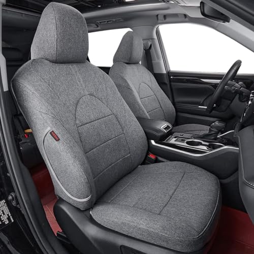 Custom Pilot Seat Covers for Honda Pilot EX-L, 2016 2017 2018 2019 2020 2021 2022-Second Row 40/60 Split (8-Seats),Polyester(Gray,Full Set) - color: Polyester(Gray), size: 2016-2022 EX-L-2nd Row 40/60 Split