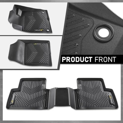 G-PLUS Floor Mats Compatible with Honda Civic 2016-2021 Coupe/Sedan/Fit Civic Hatchback 2017-2021/Fit 16-21 Honda Insight TPE All Weather Full Cover Protection 3 Piece,Black - size: 16-21|Fit Honda Civic & Insight|3PCS