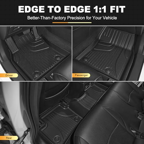 Floor Mats & Cargo Liner Set Custom Fit for Mazda CX-50 2023-2026 (Not for Hybrid) All-Weather TPE Rubber Anti-Slip CX50 Car Interior Accessories - style: 4)23-25 CX-50 Floor & Cargo Mats