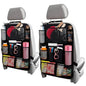 2 Pcs Backseat Car Organizer - Travel-Ready 23.4x16" Back Seat Car Organizer with 9 Large Pockets & Clear Tablet Holder, Made of Reliable Polyester with Long and Strong Straps - Easy to Attach & Clean