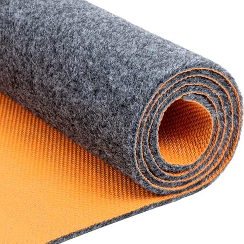 64 X 32 Inch Heavy Duty Oil Spill Mat, 6.5mm Thickened Garage Floor Mat for Under Car, 1/4" Waterproof Rubber Backing Absorbs Oil Quickly, Washable, Reusable, Durable, Non-Slip - size: 2'8" x 5'4" (Square)