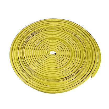 Car Door Edge Guard, 32.8ft U Shape Rubber Edge Trim Seal Strip Protector Universal for Car Truck ATV Boat Multifunctional No Glue PVC Iron Yellow - color: Yellow