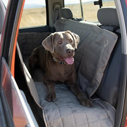 Browning Pet Hammock Backseat Cover, Durable Backseat Protection, Elk/Field Khaki