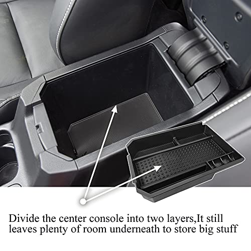 Center Console Organizer Tray Compatible with Toyota RAV4 2013 2014 2015 2016 Storage Box ABS Tray Insert Organizer Glove Pallet - size: for Rav4 2013-2016