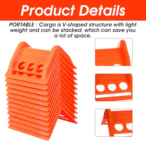 12 Pack Flatbed Edge Corner Protector Holder, Ratchet Strap Protector, Heavy Duty Cargos Strap Protectors, Flatbed Equipment for Shipping Cargo Protection