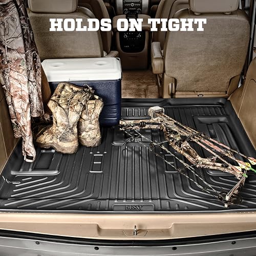 Husky Liners Weatherbeater Cargo Liner | Fits 2007-2014 Cadillac Escalade/Chevrolet Suburban/GMC Tahoe w/2nd Row Bench Seat | 1-pc Black - 28251 - size: Cargo Liner, 1-pc
