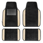 FH Group Automotive Floor Mats – Universal Fit Premium Carpet Car Mats with Driver Heel Pad, Full Set for Cars, SUVs & Trucks - Beige - color: Beige