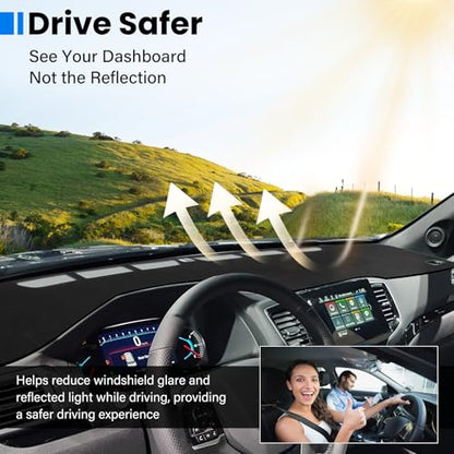 Dash Cover Mat Compatible with Honda Passport 2019 2020 2021 2022 2023 2024 Dashboard Cover for Pad Custom Car Dashboard Interior Accessories Ornament - size: Compatible with Passport 2019-2024