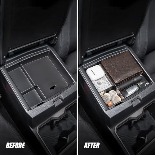 Carlimeki Center Console Organizer (3-piece set) for Tacoma 4th Gen (2024-2026) - Not for Hybrid - for Tacoma Accessories - size: For Tacoma (2024-2026)