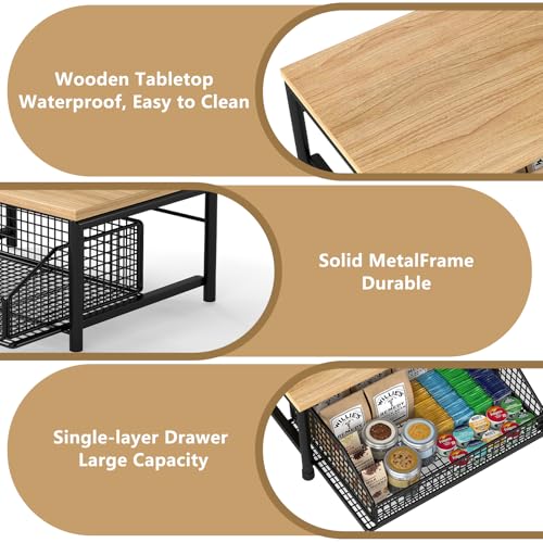 Funecy Coffee Pod Drawer Holder,Coffee Machine Storage Rack,Home Kitchen Counter Coffee Bar Organizer,Storage Basket Drawer (Black) - color: Black