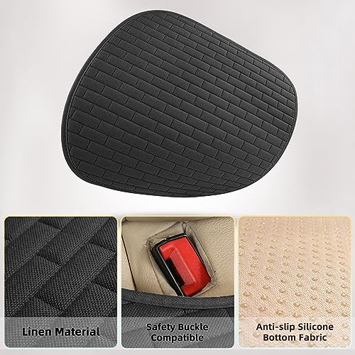 Black Back Seat Cover, Rear Car Seat Cover for Cars Truck SUV,Seat Covers with Storage Pocket,Bottom Auto Seat Cushion Pad Mat for Most Vehicles-Black,1 Pcs - color: Black 1 Pcs