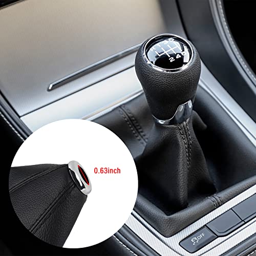 Salior Dustproof Car Shift Knob Cover, Protects Gear Shift Knob & Decorate Car Interior,Universal Gear Shift Cover for Most Manual Transmission Car Truck SUV (Black)