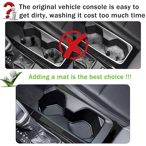 Cup Holder Insert Fit for Toyota Camry 2025 2026 Accessories Center Console Cup Holder Armrest Front Drink Holder Protection Organizer Interior Decoration for 9th Gen Camry XSE/XLE/SE/LE, Black - size: for Toyota Camry 2025 2026