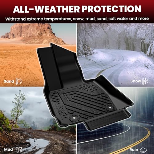 LASFIT Full Set Floor Mats for BMW X3 2025 2026 Custom Fit TPE All Weather 1st & 2nd Row & Seat Back Mat & Cargo Mat Car Mats and Trunk Liners Accessories for 30 xDrive M50 xDrive - size: 2) X3 2025-2026 | Full Set