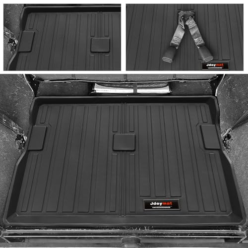 All Weather Floor Mats & Cargo Liner Compatible for 1997-2006 Jeep Wrangler TL/LJ Accessories (for1997-2006 Jeep Wrangler TJ/LJ) - color: for 1997-2006 Jeep Wrangler TJ/LJ
