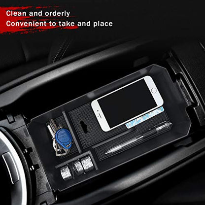 auovo Center Console Organizer Tray for Mercedes Benz Accessories C GLC Class W205 CLS 2015+ Secondary Armrest Console Storage Box Car Interior