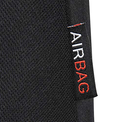 CAR-GRAND Universal Fit Sporty Cloth Full Set Car Seat Covers,Fit for Car,Truck,Sedan,Vans,SUV, Breathable, Washable, Airbag Compatible, Zipper Design - color: Blue