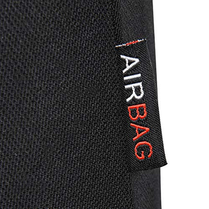 CAR-GRAND Universal Fit Sporty Cloth Full Set Car Seat Covers,Fit for Car,Truck,Sedan,Vans,SUV, Breathable, Washable, Airbag Compatible, Zipper Design - color: Blue