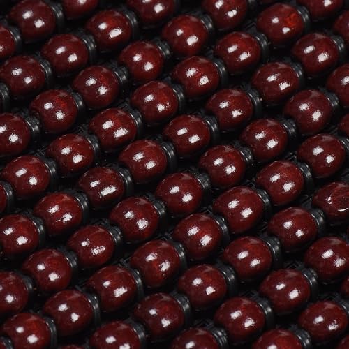 Blueshyhall Cooling Wooden Beaded Car Seat Cover Comfortable Massage Support Cushion for SUV Auto Office Home Seat Chair - Red 2 Pcs - color: Red