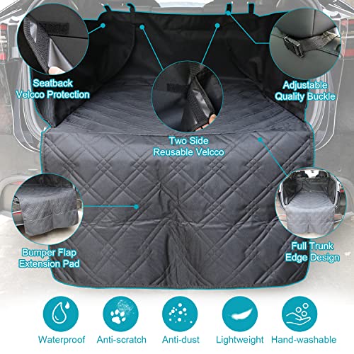 Model Y Rear Trunk Cargo Liner Pet Mat Dogs Rear Seat Cover Protector All-Weather Waterproof Compatible with Tesla Model Y Accessories 2019-2025