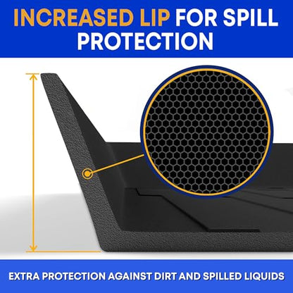 Premium Cargo Liner for Ford Escape Hybrid, Escape Plug-in Hybrid, Escape 2020-2026 - Custom Fit Car Trunk Mat. All-Season Black Cargo Mat. 3D Shaped Laser Measured Trunk Liners for Ford Escape