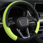 Cxtiy Premium Ice Silk Steering Wheel Cover - Soft, Breathable, and Anti-Slip for Ultimate Comfort and Style Universal Fit Most of Cars SUV Auto Vehicle (C-Green) - color: C-green