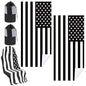 Hahafelt Car Seat Towel Covers with Storage Bag, 63 x 32 Inch Universal Non Slip Waterproof Sweat Protector for Car Truck, Gym Swimming Running, Machine Washable(2 Pack,Black White American Flag) - style: Black White American Flag