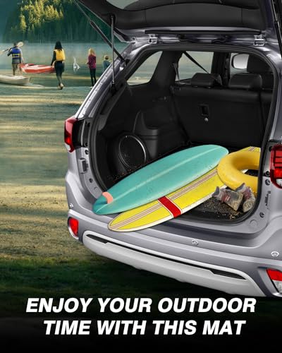 Powerty Trunk Mat for 2014-2019 2020 Mitsubishi Outlander Accessories Cargo Mats TPE All Weather Cargo Liner Heavy-Duty Trunk Liners (Not for Outlander Sport Models) - size: Cargo Mat｜For｜14-20｜Mitsubishi Outlander
