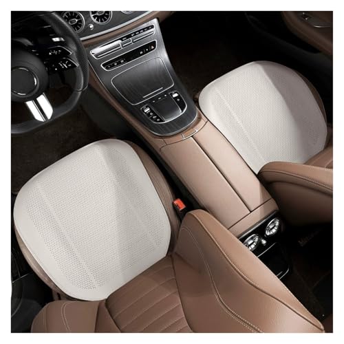 Summer Car Seat Cushion Perforated Breathable Ventilated Non-Slip All-Season Auto Cushion Pad(White,Front seat 2pcs) - color: White, size: Front seat 2pcs