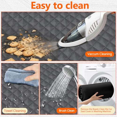 Dog Car Seat Cover for Back Seat Pet Cover for Dogs, Waterproof Nonslip Car Seat Covers Protector Scratchproof Pet Bench Seat Covers for Cars Large Sedan & Large SUV