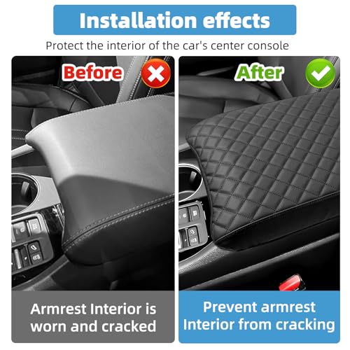 Center Console Armrest Cover for Honda Pilot 2023 2024 2025 & Ridgeline 2024 2025 & Passport 2024 2025 2026 Fully Covered Anti-Scratch Protector Interior Accessories - size: Compatible with Honda Pilot 2023-2025