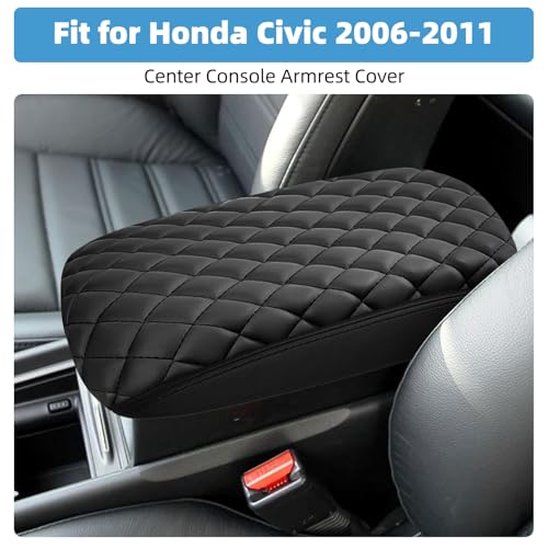 Center Console Armrest Cover for Honda Civic 2006 2007 2008 2009 2010 2011 Fully Covered Anti-Scratch Protector Interior Accessories - size: Compatible with Civic 2006-2011