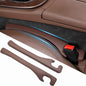 2 Pack Car Seat Gap Filler, No Drop Seat Guard, No More Lost Items, Prevents Drops & Clutter–Universal Fit Seat Gap Plug for Cars, SUVs & Trucks (Brown 2Pcs) - color: Brown