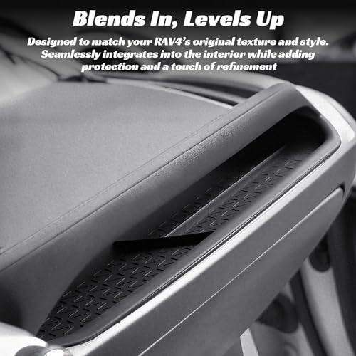 CARFIB Passenger Storage Organizer Mat Fit for Toyota RAV4 2025 2024 2023 2022 2021 2020 2019 Glove Box Organizer Tray Interior Insert Accessories - style: Passenger Side