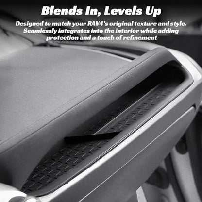 CARFIB Passenger Storage Organizer Mat Fit for Toyota RAV4 2025 2024 2023 2022 2021 2020 2019 Glove Box Organizer Tray Interior Insert Accessories - style: Passenger Side