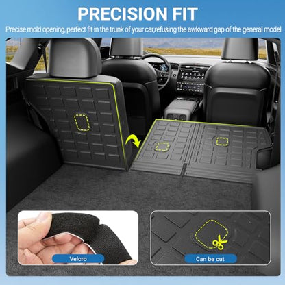 Cargo Liner Compatible with 2022-2026 Tucson Backrest Mat TPE Material Trunk Mat (NO Hybrid) Cargo Liner Replacement for 2022 2023 2024 2025 2026 Tucson Accessories (Backrest Mat) - color: Backrest Mat