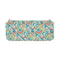Magpie Fabrics Patio Bench Loveseat Cushion Covers (Replacement Cover only, No Insert!), Waterproof Fade Resistant Swing Cushion Slipcover with Ties(45x18x3 Inch, Paisley Multi) - color: A Paisley Multi, size: 45x18x3 Inch (1 Count)