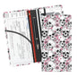 Leather Car Registration and Insurance Card Holder, Cute Car Accessories Vehicle Glove Box Car Organizer for Documents, Cards, License Luxury Skulls - color: Luxury Skulls