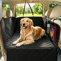Back Seat Extender for Dogs, Hard Bottom Dog Car Seat Cover for Backseat Support 400lbs, Waterproof Pet Hammock with Mesh Window for SUVs, Cars & Small Trucks